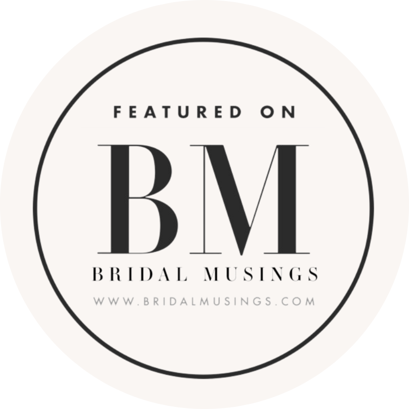 Real wedding publié sur Bridal Musings